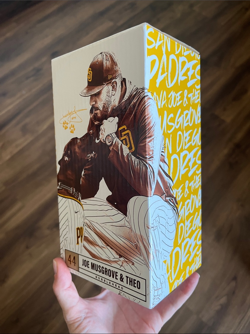 San Diego Padres Joe Musgrove & Theo Bobblehead